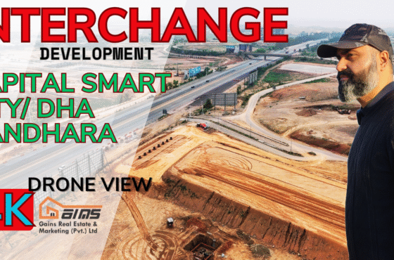 Capital Smart City Islamabad | DHA Gandhara Interchange Full Drone View – Latest 2025 Update
