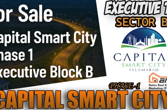 🏡 7 Marla Plot for Sale – Capital Smart City Phase 1 Executive Block B