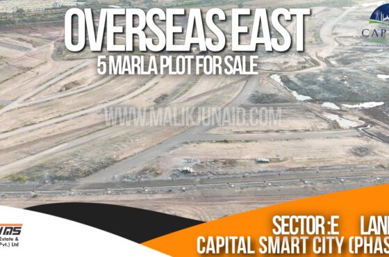 Sector E, Overseas East: 5 Marla Plot for Sale – Fully Paid & Transfer-Ready