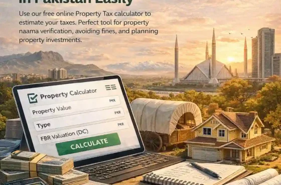 Property Tax Calculator in Pakistan: Complete Guide to Property Tax, Online Check, and Real Estate Investment