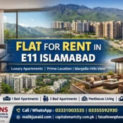Comprehensive guide about flats for rent in E11 Islamabad including apartment types, nearby sectors, property investment opportunities and expert real estate consultation.