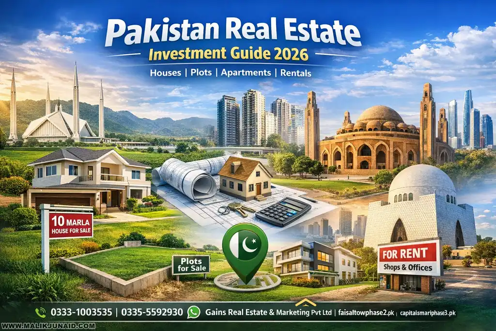 Pakistan Real Estate Investment Guide 2026 Houses, Plots, Apartments & Rental Hotspots