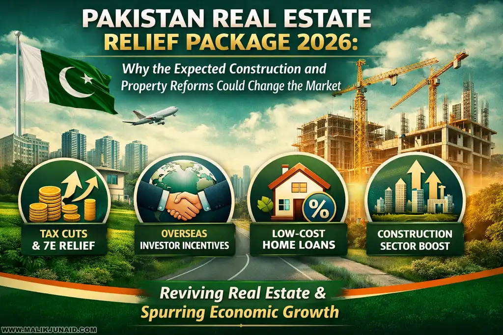 Pakistan Real Estate Relief Package 2026: Tax Cuts, 7E Relief & Home Loans