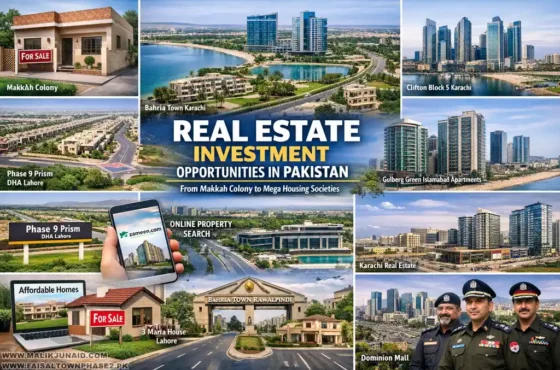 Real Estate Investment Opportunities in Pakistan: From Makkah Colony to Mega Housing Societies