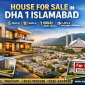 Discover the best houses for sale in DHA 1 Islamabad including 5 marla, 10 marla, and 1 kanal homes. Learn property prices, investment tips, and real estate opportunities in Islamabad.