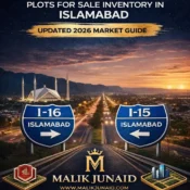Explore updated I-15 and I-16 plots for sale inventory in Islamabad with latest seller-shared prices, map context, PHA flat insight, development updates, and expert investment guidance.