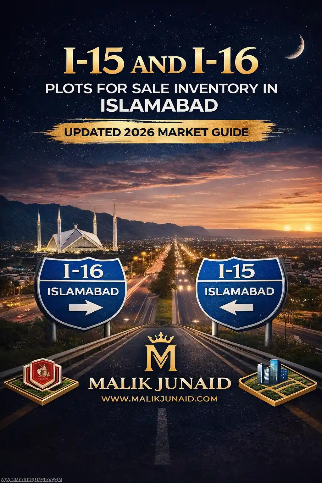 Explore updated I-15 and I-16 plots for sale inventory in Islamabad with latest seller-shared prices, map context, PHA flat insight, development updates, and expert investment guidance.