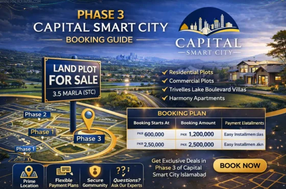 Phase 3 Capital Smart City Islamabad Booking