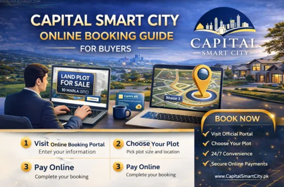 Capital Smart City Online Booking Guide