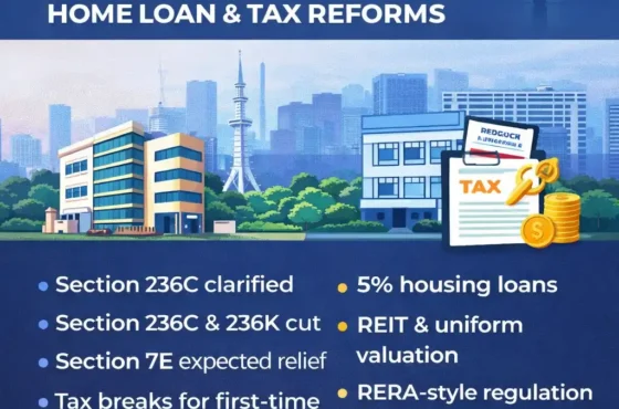 Pakistan Real Estate Relief Package 2026: Why Section 236C Clarification and Expected Tax Reforms Could Revive the Property Market