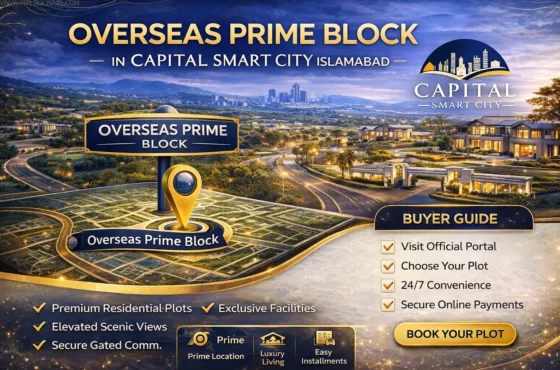Overseas Prime Block in Capital Smart City Islamabad
