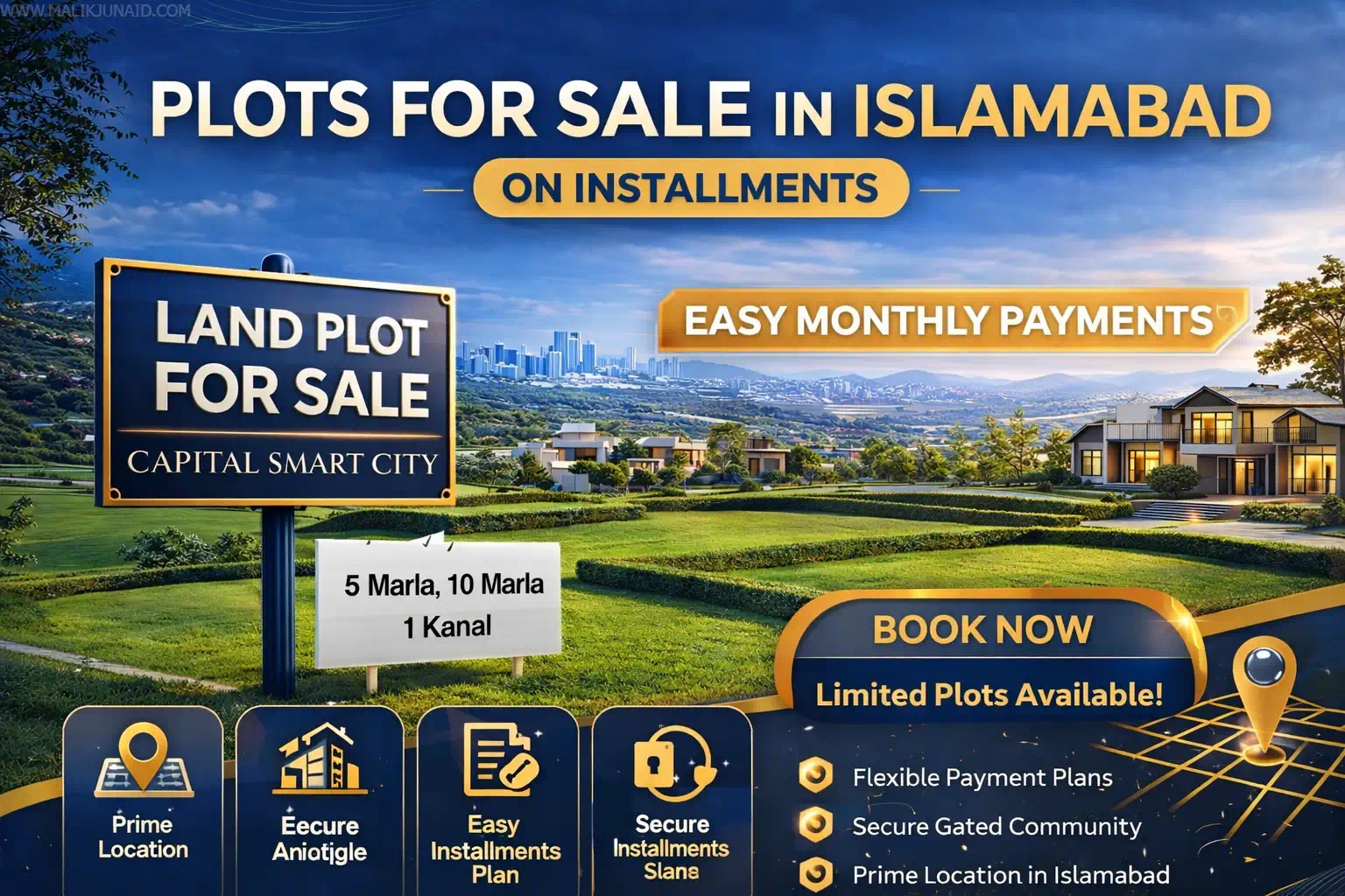 Land plots for sale in Islamabad
