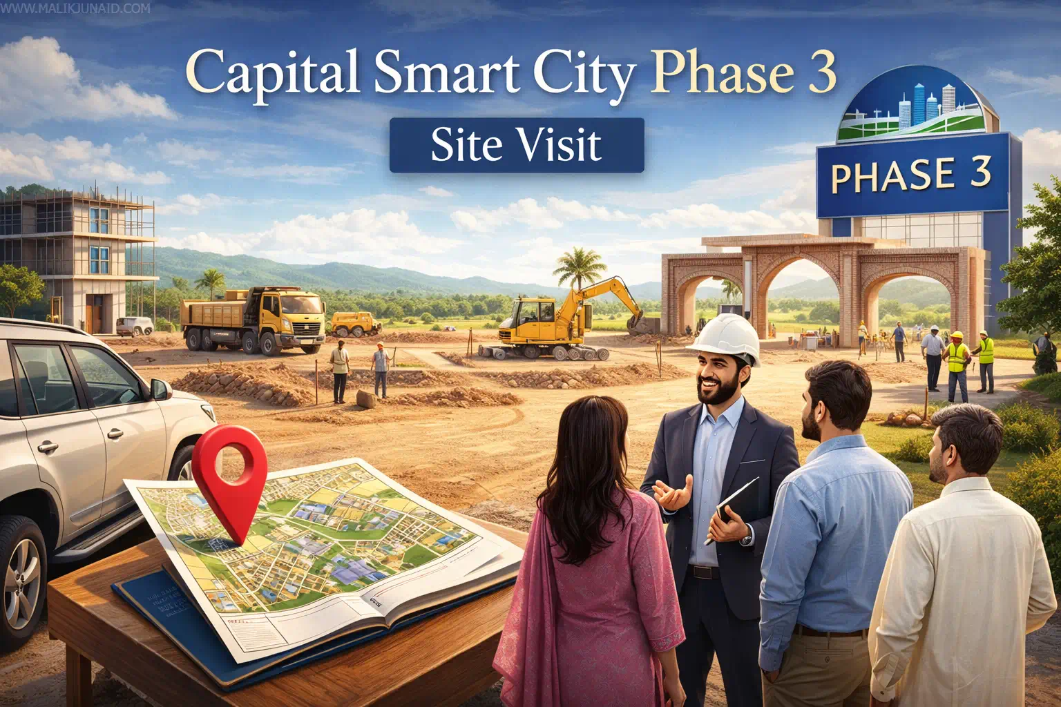 Capital Smart City Phase 3 site visit