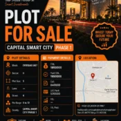 Capital Smart City Phase 1 Overseas East Sector H — 5 Marla Plot for Sale