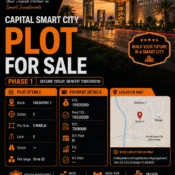 capital smart city phase 1 executive 1 sector c , 5 marla plot for sale