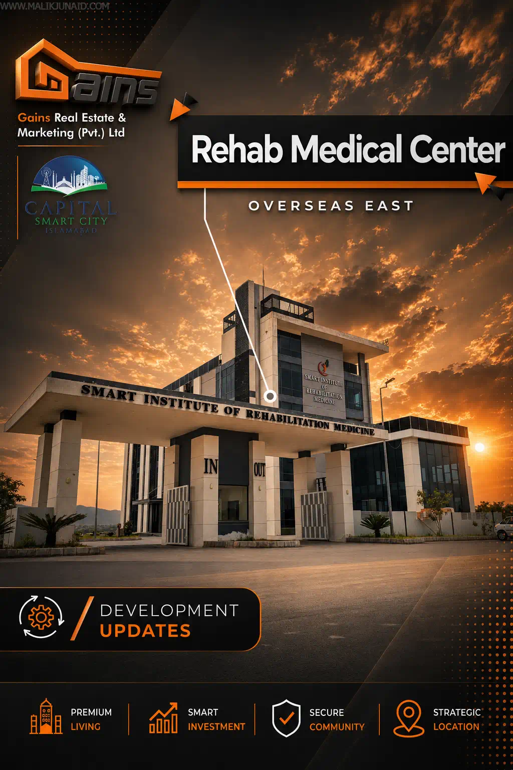 Learn about Capital Smart City Hospital Islamabad, healthcare access, location benefits, nearby facilities, and buyer investment value.