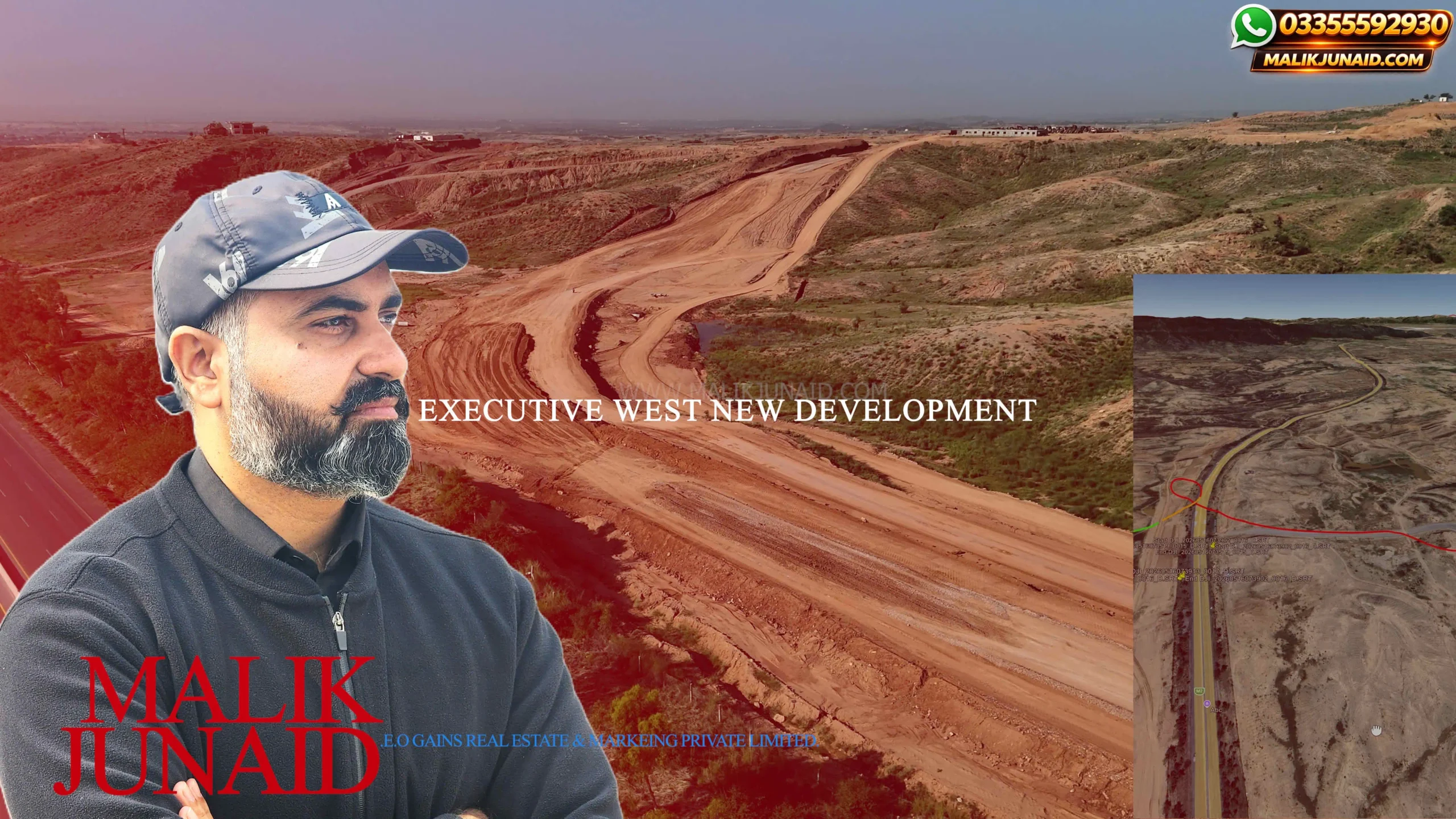 Capital Smart City Phase 2 Executive West May 2026 Update with Drone Path and Google Maps Track