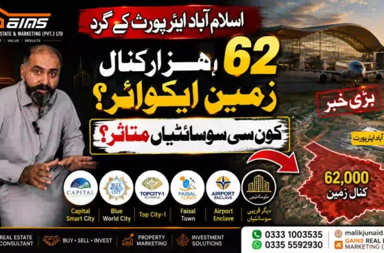 Islamabad Airport 62,000 Kanal Land Acquisition: Which Societies Could Be Affected?